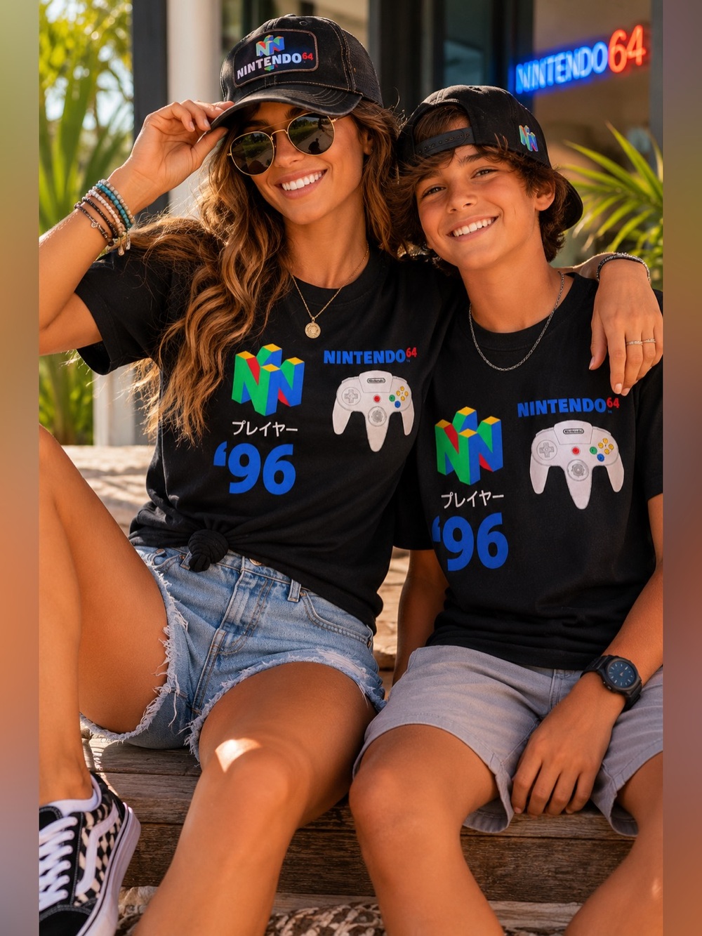 Vintage Nintendo 64 collectible Retro N64 Officially Licensed Gamer Graphic Tee